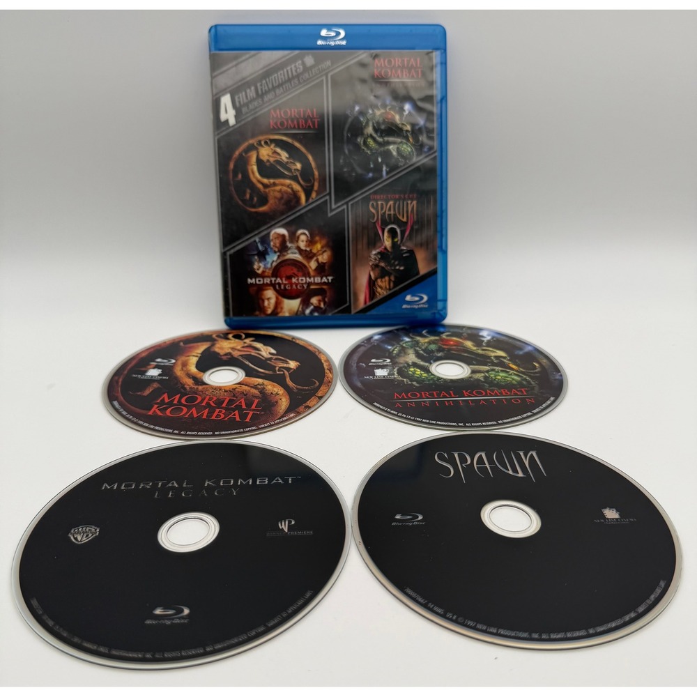 4 Film Favorites Blades and Battles Blu-ray Mortal Kombat Spawn Collection